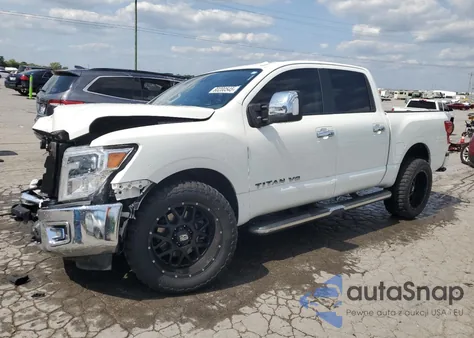 2019 Nissan Titan Platinum Reserve z USA, uszkodzony, nr VIN 1N6AA1E65KN525725